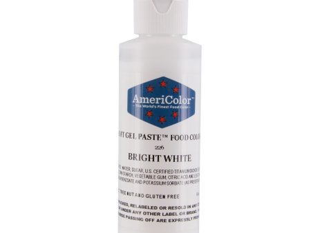 Americolor Bright White Color Gel Paste 6 oz Sale