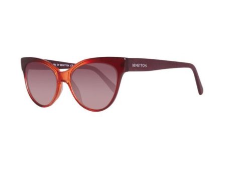 Unisex Sunglasses Benetton BE998S04 Red (ø 53 mm) Supply