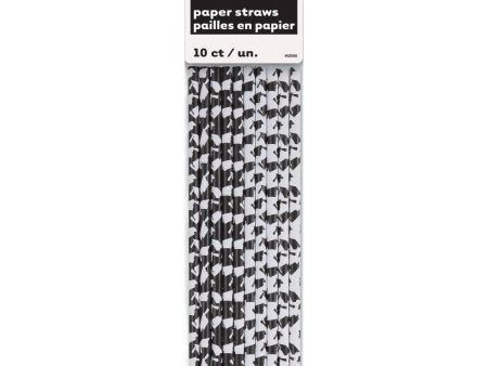 Graduation Paper Straws - 10 Count Online