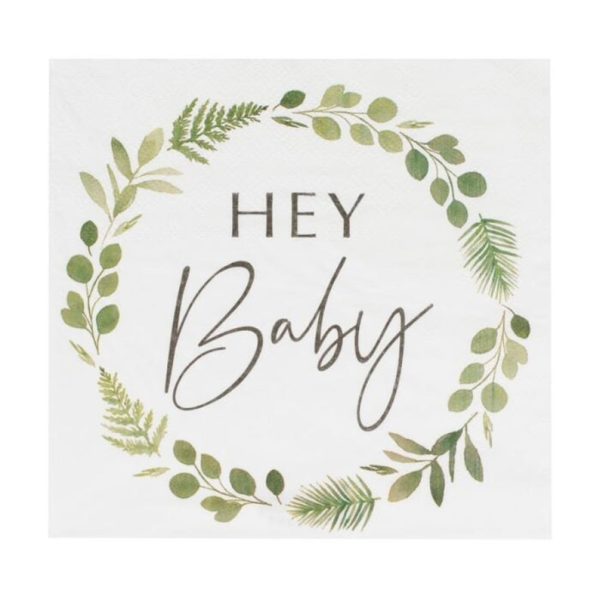 Greenery Baby Shower Napkins Hot on Sale