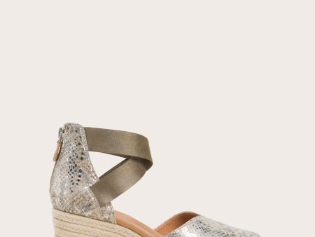 GENTLE SOULS - Orya Leather Espadrille Wedge Discount