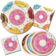 Fun Donut Party Happy Birthday Banner For Cheap