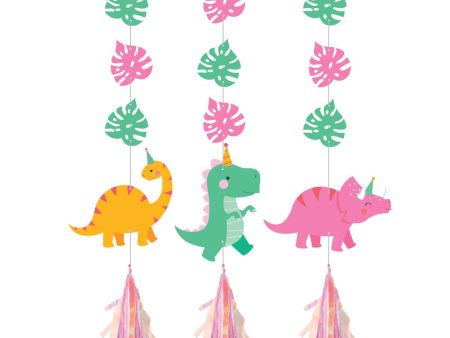 Girl Dinosaur Hanging Decor on Sale