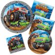 Monster Truck Rally Dinner Plate Fashion