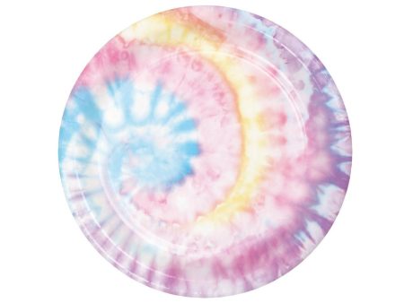 Tie Dye Party Large Plate Cheap