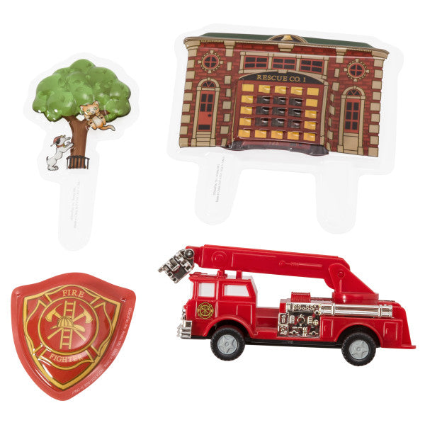 Fire Truck Cake Topper Kit For Discount