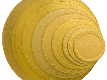 Gold Round Cake Drum 12 inch Hot on Sale