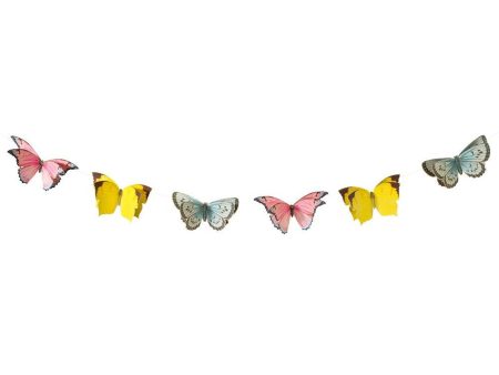 Fairy Party Butterfly Banner For Discount