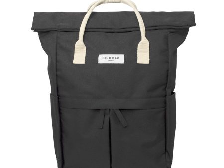 KIND BAG BACKPACK MEDIUM PEBBLE BLACK For Sale