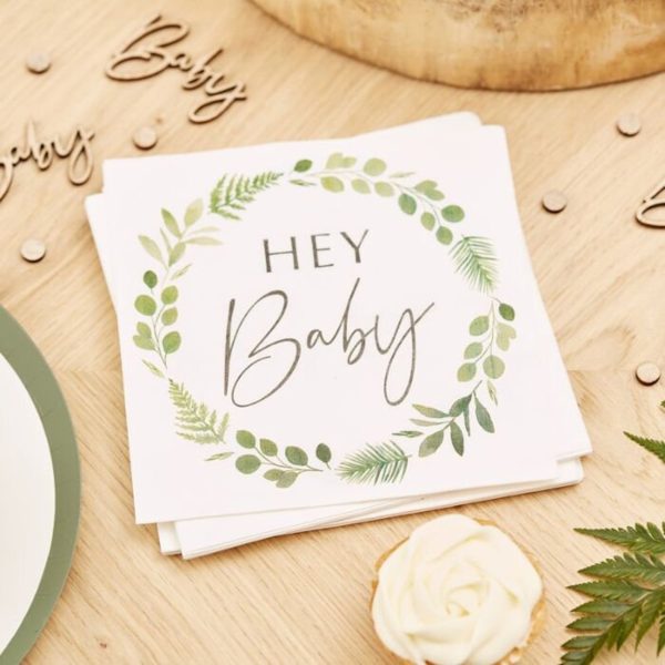 Greenery Baby Shower Napkins Hot on Sale