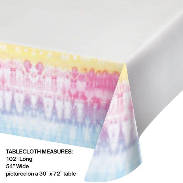 Tie Dye Party Tablecover on Sale