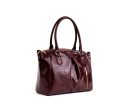 Gunas New York Madison Burgundy Croc Vegan Shoulder Bag For Sale