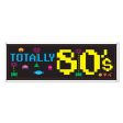 Totally 80 s Banner   5 ft. Online Hot Sale