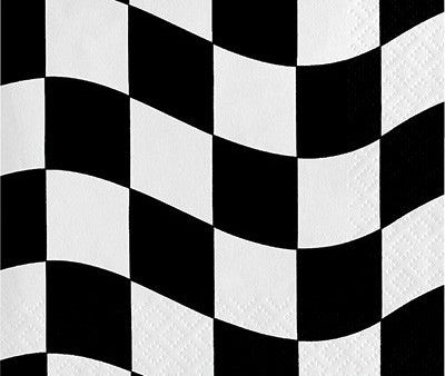 Black & White Check - Dessert Napkins - 18 Count Discount