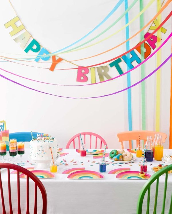 Rainbow Tablecover Fashion