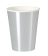 Metallic Silver Paper Cups 8 Count 12 oz. Online