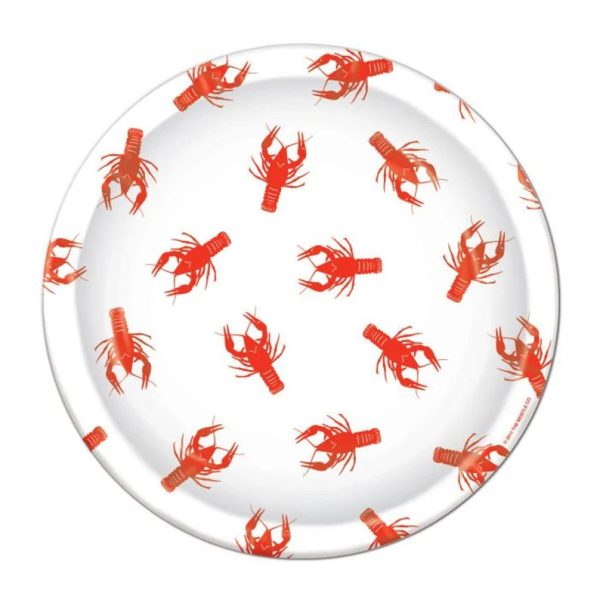 Crawfish Boil Themed Party Plates Cheap