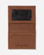 STITCH & HIDE LEATHER TIM CARD HOLDER CAFE BROWN Online now