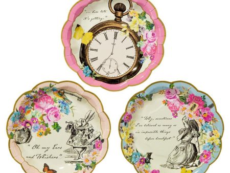 Alice in Wonderland Dessert Plates Sale