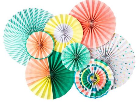 Mind s Eye Party Fan - Neon Collection 8 Count Online Sale