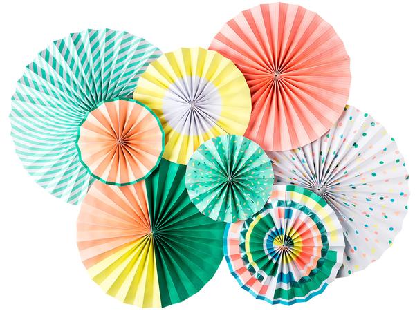 Mind s Eye Party Fan - Neon Collection 8 Count Online Sale