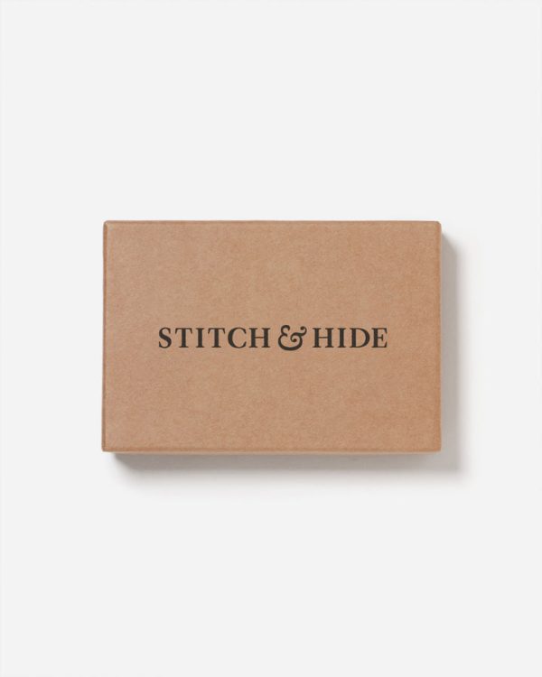 STITCH & HIDE LEATHER TIM CARD HOLDER BROWN Online