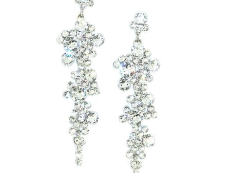 Kristin Perry Cascading Crystals Earrings Discount