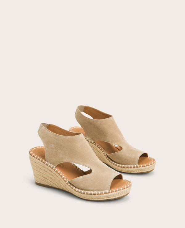 GENTLE SOULS - Cody Suede Espadrille Wedge Online Sale