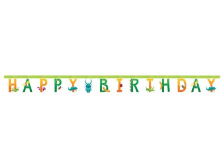 Party Bug Birthday Banner Fashion