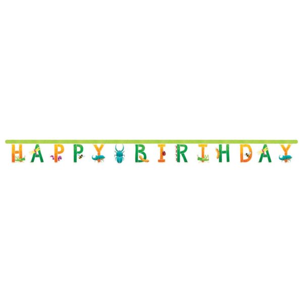 Party Bug Birthday Banner Fashion