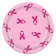 Breast Cancer Awareness Plates 9 inch 8 Count For Sale