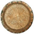 Rustic Cut Timber 7  Salad Plates  8 Count Discount