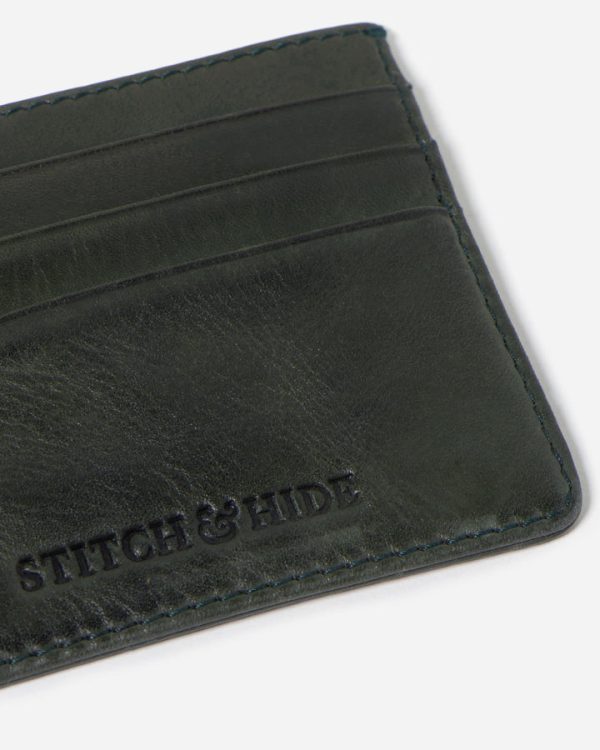 STITCH & HIDE LEATHER CLOVELLY CARD HOLDER Hot on Sale