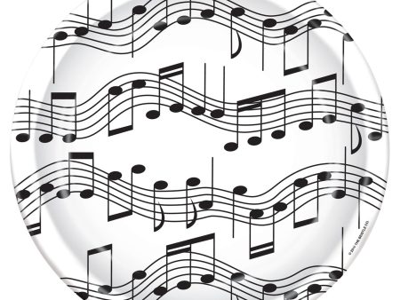 Musical Note Small Party Plates Hot on Sale