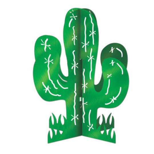 Cactus - 3 D Centerpiece  11.5 inches Cheap