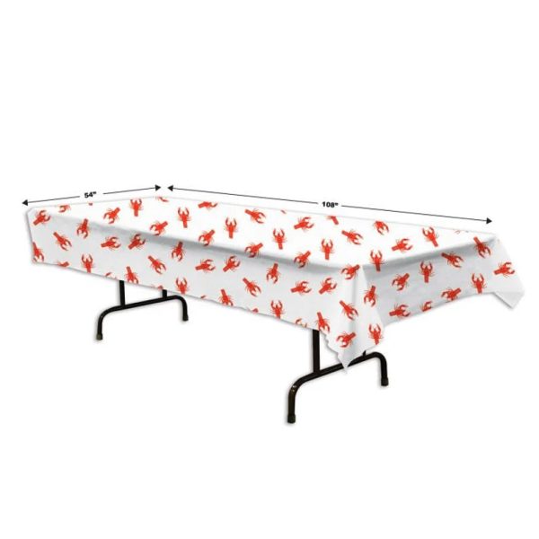 Crawfish Boil Themed Party Plastic Tablecover Hot on Sale