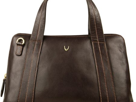 Hidesign Cerys Leather Satchel Brown Fashion