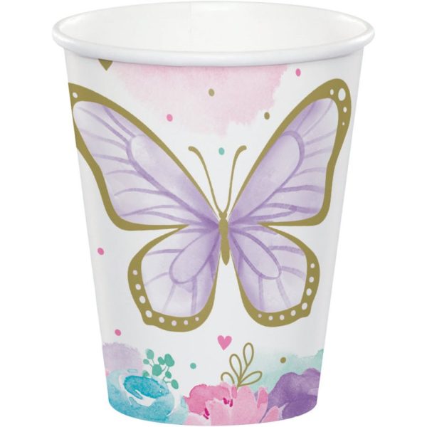 Butterfly Shimmer Cups Discount