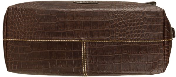 Hidesign Women s Leather Laptop Briefcase Work Bag Brown Online now