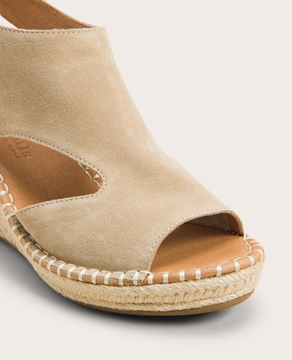 GENTLE SOULS - Cody Suede Espadrille Wedge Online Sale