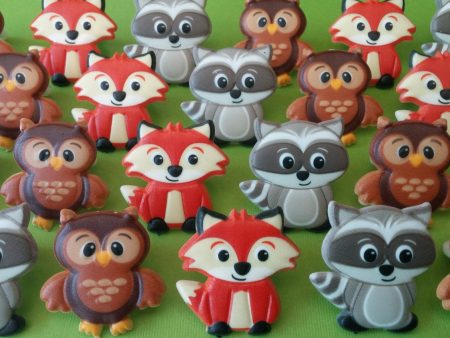 Woodland Friends - Cupcake Rings.  12 per pack Sale