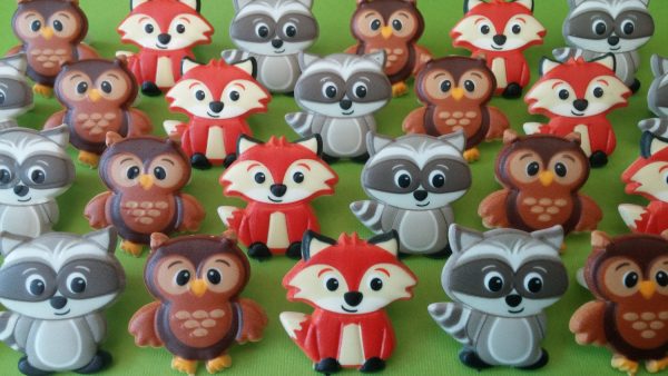 Woodland Friends - Cupcake Rings.  12 per pack Sale