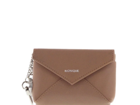 MONIQUE Pepa Leather Snap Closure Keychain Pouch For Sale