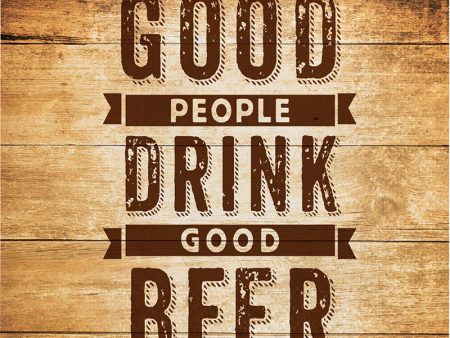 Beers and Cheers - Good People...Beverage Napkins -16 Count -2 Ply Discount