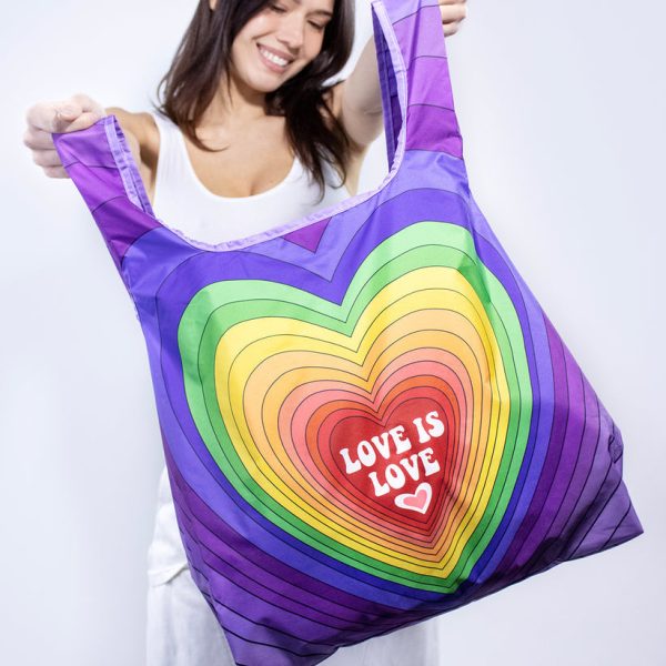 KIND Reusable Shopping Bag Medium Love Rainbow Fashion