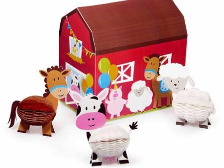 Farm House Fun - Centerpiece   4 Pcs. Online Sale