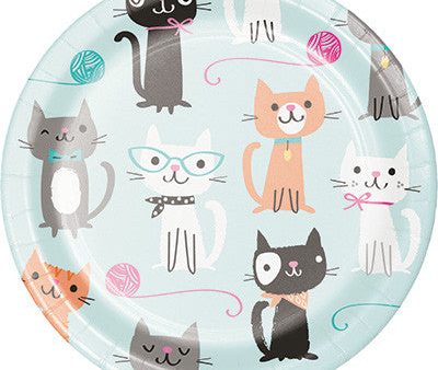 Purr-Fect Party Dessert Plates For Sale