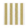 Metallic Striped Napkins - Gold Sale