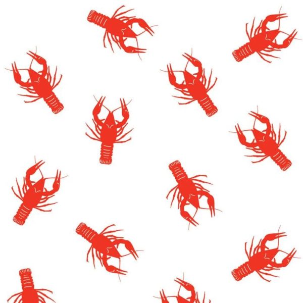 Crawfish Boil Themed Party Plastic Tablecover Hot on Sale