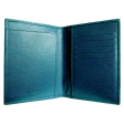 72 Smalldive Saffiano Leather Bi Colored Passport Wallet Blue Discount